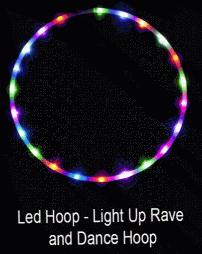 Led Hula Hoop - Light Up Rave And Dance Hula Hoop With 36 Led Lights