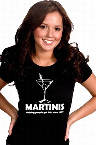 Martinis Since 1927 Girls T-shirt