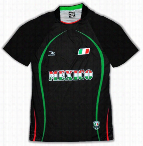 Mexico Pro Soccer Jersey :: Pro Futball Jersey (black)