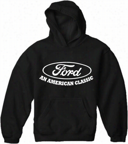 Official Ford  &quot;each American Classic&apm;quot; Audlt Hoodie