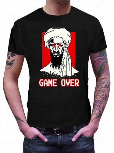 Osam Bin Laden Isd Ead - Game Across Ts-hirt