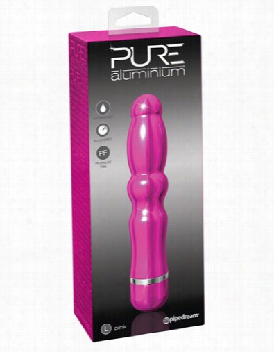 Pure Aluminium Large Pink Vibrator