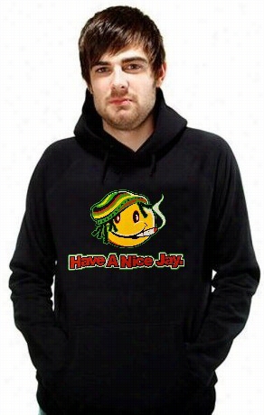 Rasta Smiley Swestshirt - Have A Ince Jaay Hoodie