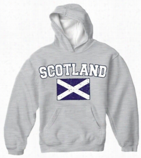 Scotlan D Vintage Flag International Hoodie