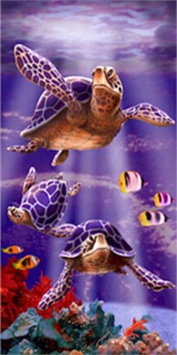 Sea Utrtles Beach/bath Towel