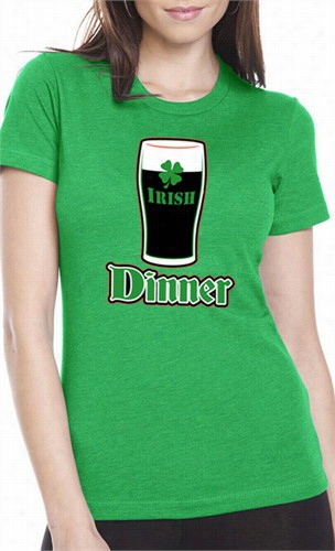 St. Patrick's Day Irish Diner Girl's T-shirt