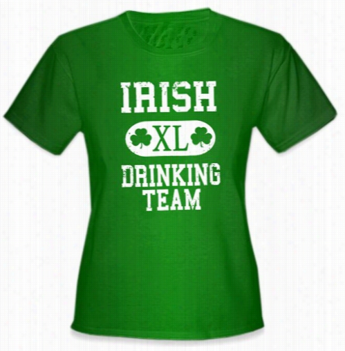 St. Patrick's Day Irishdrinking Team Girl's T-shirt