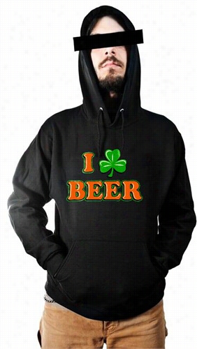 St. Patrick's Day Tees - I Lvoe Beer Sharcok Hoodie