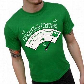 St.patrick's Day - Irish Drunk -o- Meter T-shirt