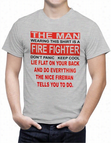 The Nice Firefighter Men'w T-shirt