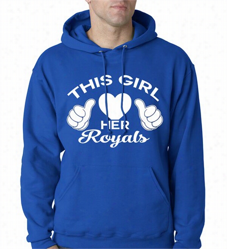 This Girl Loves Her Roy Als Adult Hoodie