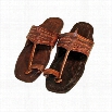 Dark Brown Unisex Water Buffalo Hippie Jesus Sandals