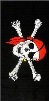 Pirate Skull and Crossbones Beach & Bath Towel (30&quot; x 60&quot;)