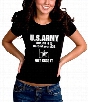 U.S.ARMY Our Job Is To Defend Your Ass Girl's T-Shirt