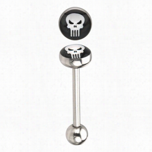 Tongue Boyd Jewelry - The Punisher Barbell For Tongue Piercings