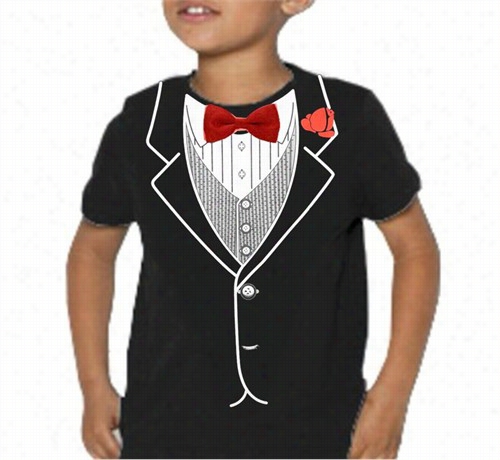 Tuxedo Tshirts- Kids All Cause Formal Tuuxedo T-shirt