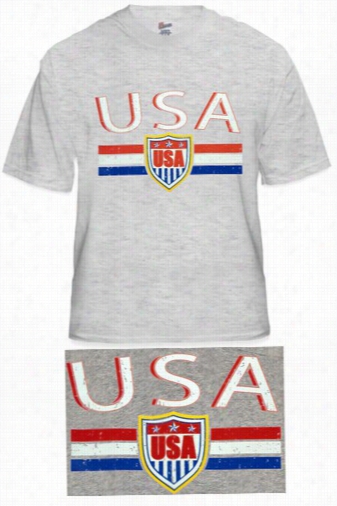 Usa Vintage Shield International Mens T-shirt