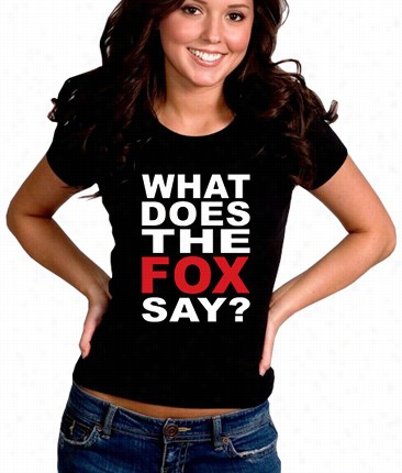 What Does The Fox Sya? Girl's T- Shirt