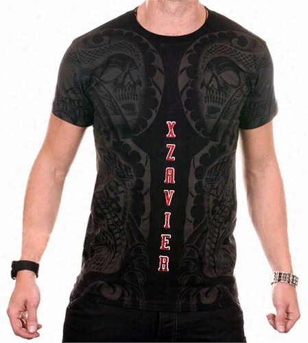 Xzavier Body Tattoo Men's T-shirt (black)