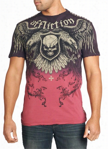 Affliction T-shirt - Affliction Suffer Crewneck T-shirt