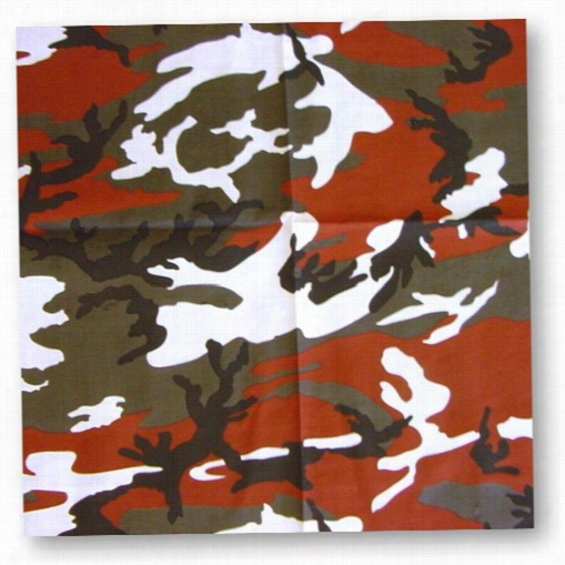 Bandanas - Red Camoflauge Bandanna