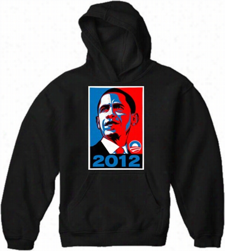 Barack Obama 2012 Adult Hoodie