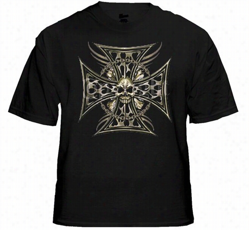 Biker T-shirts - &quot;tribal Chopper Connected Series&quot; Biker Shirt