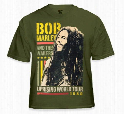 Bob Marley &quot;uprising World Journey  1980&quot; T-shirt