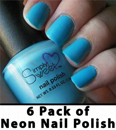 Bright Colors - 6 Pack Nail Polish In Gift Box