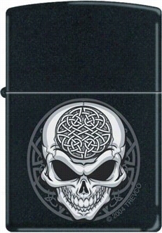 Celtic Skull Zipp Lighter