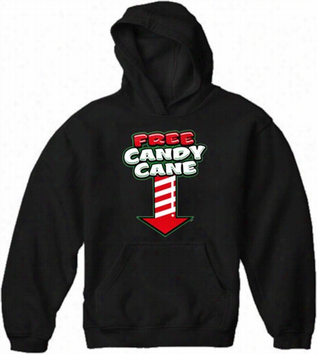 Christams Hoodies - Freee Candy Cane  Men's Hoodie