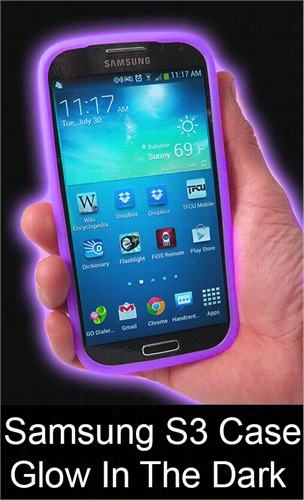 Galaxy S3 Samsung Glowing Case - Glow In The Dark For Samsung S3