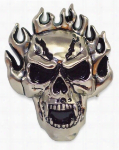 Ghostrider Skull Stash Buckle Witth Free Belt