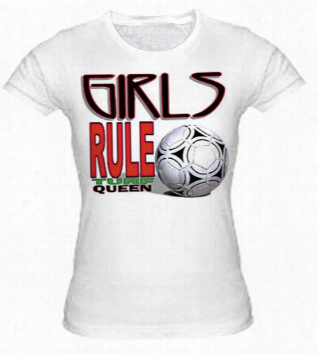 Girls Rule Turf Queen Girls T-shirt