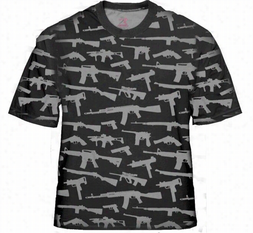 Guns Of The Military T-shirt (blac)