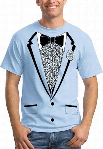 Halloweeen Costume Men's T-shirt - The Retro Pr M Tuxedo