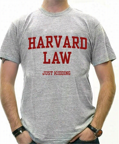 Harvard Law Just Kidding Men's T-sirt