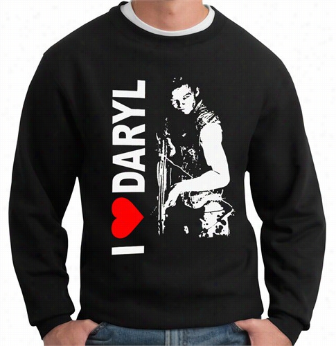 I Heart Daryl Crew Neck Sweatshirt