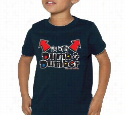I'm With Dumb & Dumber Kkids T-shirt