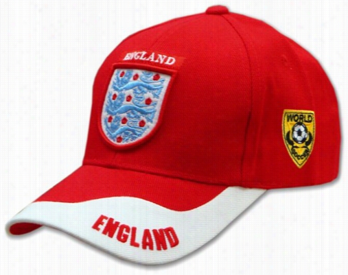 International Baseball Hats - England  Lion Shiedl World Cup Hat