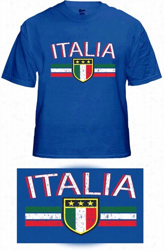 Italia Vintage Sheld International Mens T-shirt