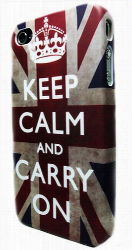 Keep Calm And Carry On British Flag Case For Samsung Splendid Assemblage S4