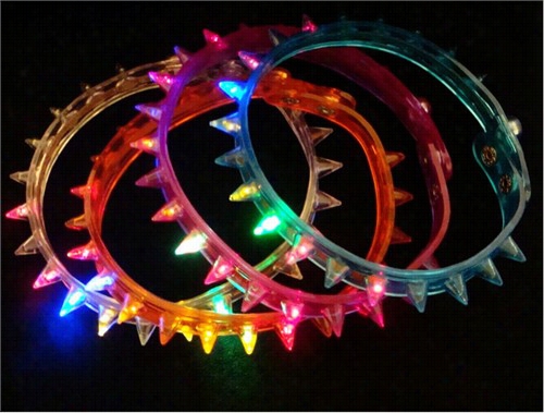 Led Tekno Strobe Spike Choker