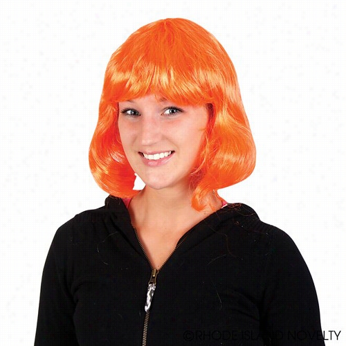 Long Hair Costume Wig (orange)