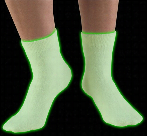 One Pari Of Glow In The Dark Socks