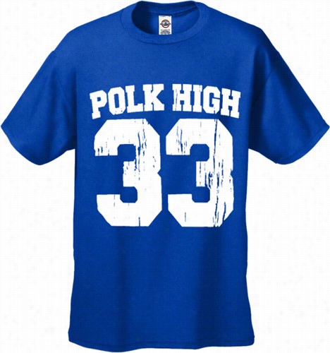 Polk High Al Bundy T-shirt ::: Married With Children Al Bundy Polk High Football Sperstar