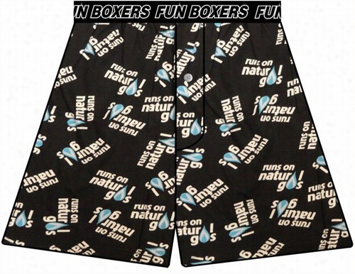 Runs On Natural Ggas Boxer Shorts