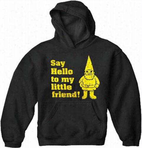 Say Hello  To My Little Friend Hoodie