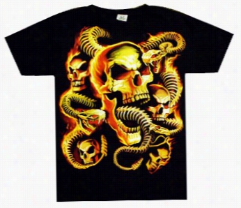 Skeletal Snakes T-shirt