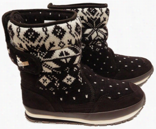 Snow Joggers - Oriignal Rubber Duck Snowjoggers (brown Knit  Snowflake)